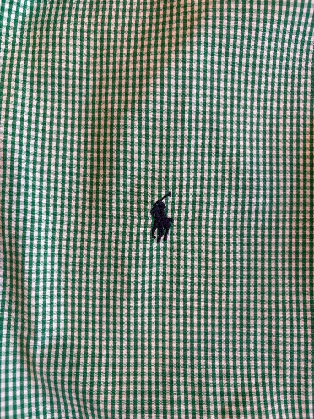 Vintage Polo by Ralph Lauren Multi-Color Gingham Short-Sleeve Shirt - Picture 7 of 7